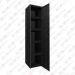 Gabinete Metálico Multiusos 5 Entrepaños 1 Puerta Negro